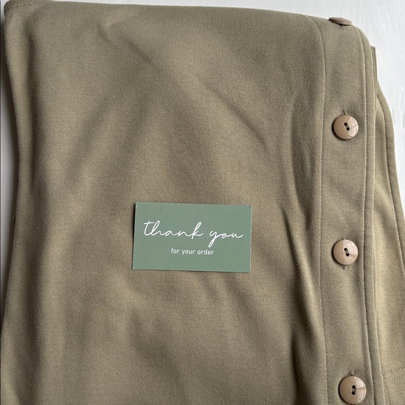 Weekenders Plus Size Soft Olive Green Beige Sleeveless Button-Down Maxi Dress XL - Picture 14 of 14